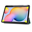 Tablet hoes geschikt voor Samsung Galaxy Tab S6 Lite (2022) - 10.4 Inch - Tri-Fold Book Case met Stylus Pen houder - Groen