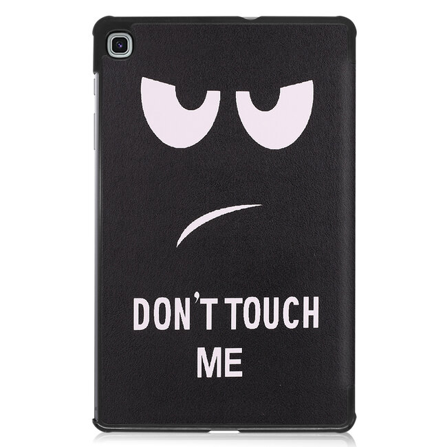 Hoes voor de Samsung Galaxy S6 Lite (2024) / Samsung Galaxy Tab S6 Lite (2022/2020) - 10.4 Inch - Tri-Fold Book Case - Don't Touch Me