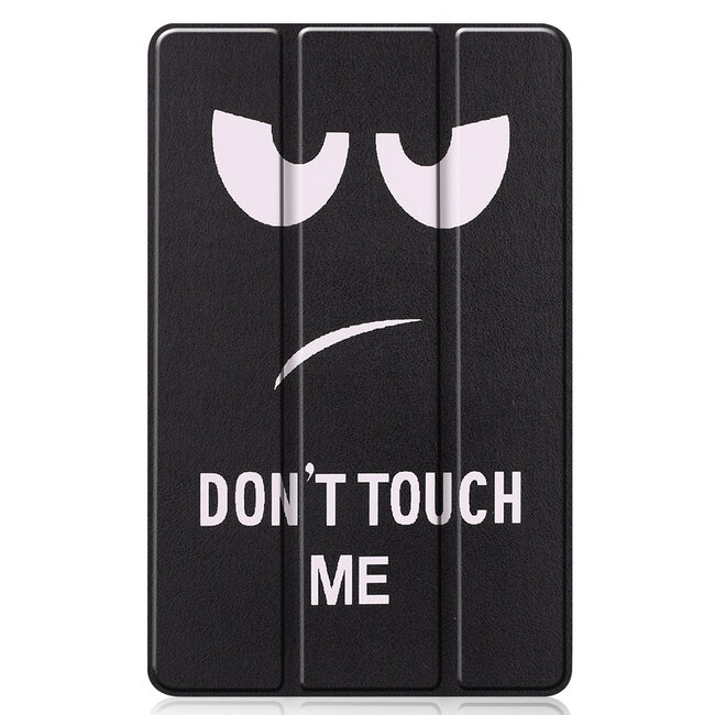 Hoes voor de Samsung Galaxy S6 Lite (2024) / Samsung Galaxy Tab S6 Lite (2022/2020) - 10.4 Inch - Tri-Fold Book Case - Don't Touch Me