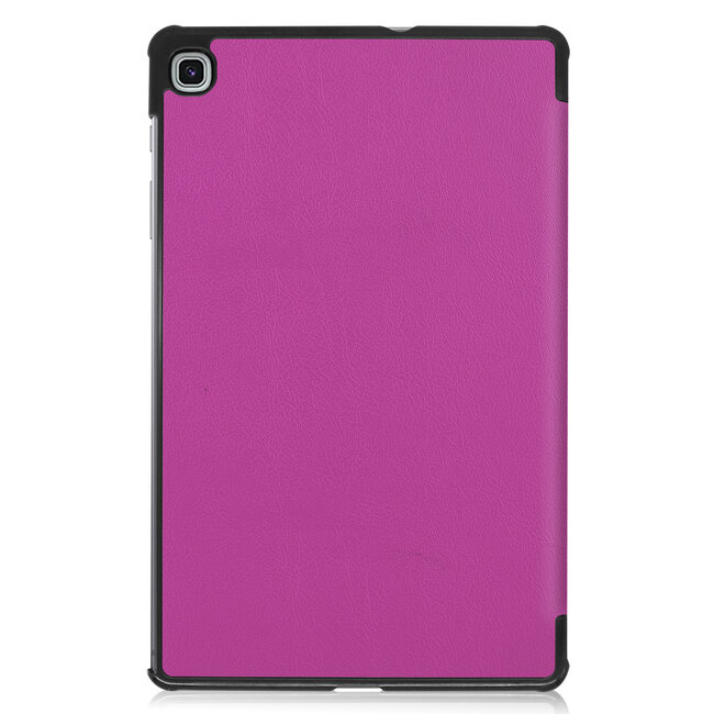 Hoes voor de Samsung Galaxy S6 Lite (2024) / Samsung Galaxy Tab S6 Lite (2022/2020) - 10.4 Inch - Tri-Fold Book Case - Paars