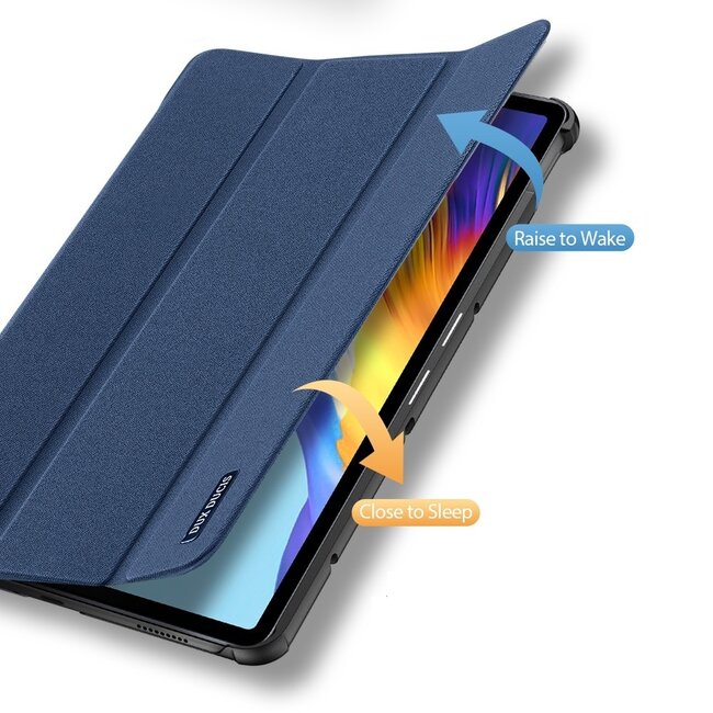 Tablet hoes geschikt voor Huawei MatePad 10.4 (2022) - Dux Ducis Domo Book Case - Blauw
