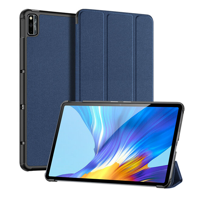 Tablet hoes geschikt voor Huawei MatePad 10.4 (2022) - Dux Ducis Domo Book Case - Blauw