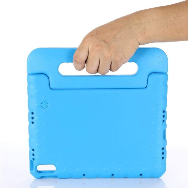 Case2go - Hoes geschikt voor Huawei MatePad 10.4 (2022) - Schokbestendige case met handvat - Blauw
