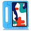 Case2go - Hoes geschikt voor Huawei MatePad 10.4 (2022) - Schokbestendige case met handvat - Blauw
