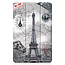 Tablet hoes geschikt voor Huawei MatePad 10.4 (2022) - Tri-Fold Book Case - Met Auto Wake/Sleep functie - Eiffeltoren