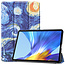 Tablet hoes geschikt voor Huawei MatePad 10.4 (2022) - Tri-Fold Book Case - Met Auto Wake/Sleep functie - Sterrenhemel