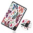 Tablet hoes geschikt voor Huawei MatePad 10.4 (2022) - Tri-Fold Book Case - Met Auto Wake/Sleep functie - Vlinders