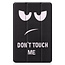 Tablet hoes geschikt voor Huawei MatePad 10.4 (2022) - Tri-Fold Book Case - Met Auto Wake/Sleep functie - Don't Touch Me