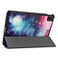 Tablet hoes geschikt voor Huawei MatePad 10.4 (2022) - Tri-Fold Book Case - Met Auto Wake/Sleep functie - Galaxy