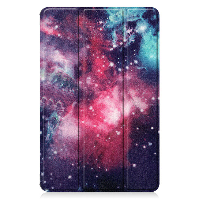 Tablet hoes geschikt voor Huawei MatePad 10.4 (2022) - Tri-Fold Book Case - Met Auto Wake/Sleep functie - Galaxy