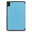 Tablet hoes geschikt voor Huawei MatePad 10.4 (2022) - Tri-Fold Book Case - Met Auto Wake/Sleep functie - Licht Blauw