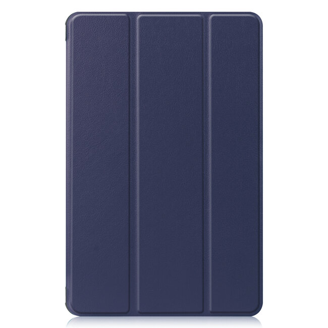 Tablet hoes geschikt voor Huawei MatePad 10.4 (2022) - Tri-Fold Book Case - Met Auto Wake/Sleep functie - Donker Blauw