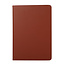 Case2go - Tablet hoes geschikt voor Lenovo Tab P11 - Draaibare Book Case + Screenprotector - 11 inch - Bruin