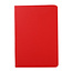Case2go - Tablet hoes geschikt voor Lenovo Tab P11 - Draaibare Book Case + Screenprotector - 11 inch - Rood