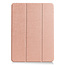Case2go - Tablethoes en screenprotector geschikt voor Apple iPad Air 11 (2024) / iPad Air 10.9 (2022) - hoes en Screenprotector - Tablet hoes met Auto sleep/wake Functie - Rosé Goud
