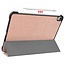 Case2go - Tablethoes en screenprotector geschikt voor Apple iPad Air 11 (2024) / iPad Air 10.9 (2022) - hoes en Screenprotector - Tablet hoes met Auto sleep/wake Functie - Rosé Goud