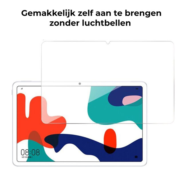 Screenprotector geschikt voor Huawei MatePad 10.4 (2022) - Tempered Glass Screenprotector - Case Friendly - Transparant