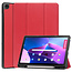 Case2go Case2go - Tablet Hoes geschikt voor Lenovo Tab M10 Plus (3rd Gen) - Tri-Fold Book Case - Pencil Houder - Met Auto Sleep/Wake functie - Rood