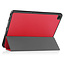 Case2go - Tablet Hoes geschikt voor Lenovo Tab M10 Plus (3rd Gen) - Tri-Fold Book Case - Pencil Houder - Met Auto Sleep/Wake functie - Rood