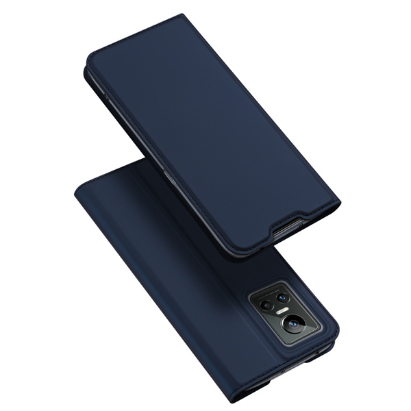 Dux Ducis - Telefoon Hoesje geschikt voor Realme GT Neo 3 - Skin Pro Book Case - Donker Blauw afbeelding