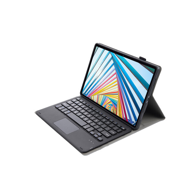 Toetsenbord hoes geschikt voor Lenovo M10 Plus (3de Generatie) 10.6 inch - Bluetooth Functie - Touchpad - Zwart