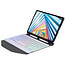 Tablet Toetsenbord Hoes geschikt voor Lenovo Tab M10 Plus (3rd Gen)  - Met Draadloos Bluetooth Keyboard, Stylus pen houder en Verlichte toetsen - Wit