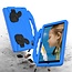 Tablet hoes geschikt voor Huawei MatePad 10.4 (2022/2020) - Schokbestendige case met handvat - Thumbs Kids Cover - Blauw