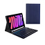 Case2go - Bluetooth Toetsenbord Hoes geschikt voor de Apple iPad Mini 2021 - QWERTY - iPad Hoes met Stylus Pen Houder - Donker Blauw