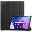 Tablet hoes geschikt voor Lenovo Tab M10 Plus (3e generatie) 10.6 inch - Tri-Fold Book Case - Zwart
