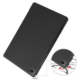 Case2go Tablet hoes voor Lenovo Tab M10 Plus (3e generatie) 10.6 inch - Tri-Fold Book Case - Zwart