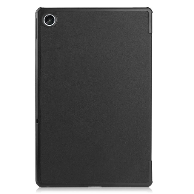 Tablet hoes geschikt voor Lenovo Tab M10 Plus (3e generatie) 10.6 inch - Tri-Fold Book Case - Zwart