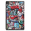 Tablet hoes geschikt voor Lenovo Tab M10 Plus (3e generatie) 10.6 inch - Tri-Fold Book Case - Graffiti