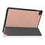 Tablet hoes geschikt voor Lenovo Tab M10 Plus (3e generatie) 10.6 inch - Tri-Fold Book Case - Rosé Goud