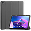 Tablet hoes geschikt voor Lenovo Tab M10 Plus (3e generatie) 10.6 inch - Tri-Fold Book Case - Grijs