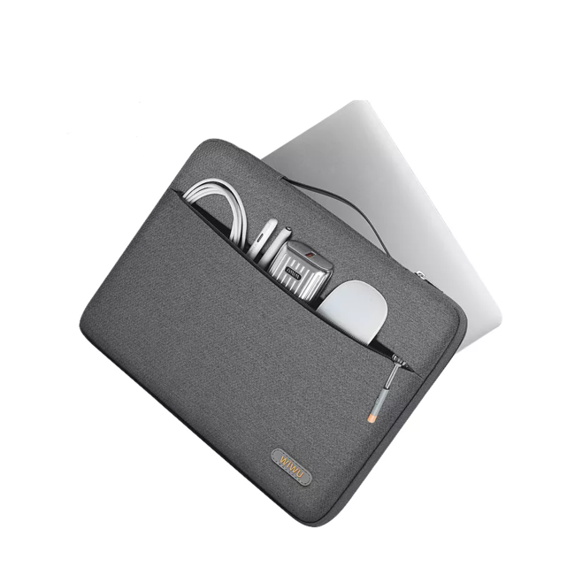 WIWU - Laptoptas- Laptop Tas - Laptophoes- 13 Inch - Laptop Sleeve- Laptop Tas- WIWU Pilot Laptop Sleeve - Grijs