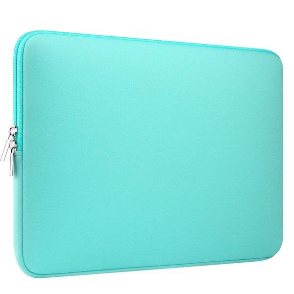 klok Goedkeuring Roman Laptop en Macbook Sleeve - 14 inch - Turquoise | Case2go.nl