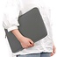 Laptophoes - Laptop sleeve 15.4 inch - Laptoptas geschikt voor Macbook, Laptop en Chromebook - Grijs