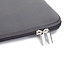 Case2go - Laptop Sleeve geschikt voor Macbook en Laptop - met extra vak voor Tablet - 11.6 inch - Grijs