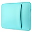 Case2go Case2go - Laptophoes geschikt voor Macbook - 15.6 inch - met extra vak - Turquoise