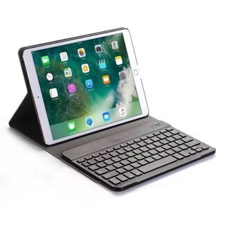 Case2go Bluetooth toetsenbord geschikt voor Apple iPad Air 3 2019 (10.5 inch) - QWERTY Keyboard case - Auto/Wake functie - Donker Blauw