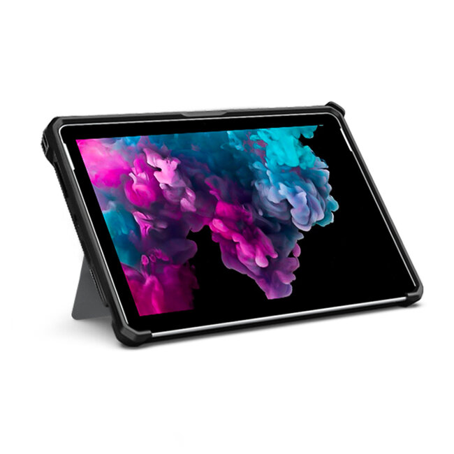 Hoes geschikt voor Microsoft Surface Go 1/2/3/4 - 10.5 inch - Compatible met Toetsenbord - Stylus Houder - Zwart