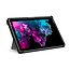 Hoes geschikt voor Microsoft Surface Go 1/2/3/4 - 10.5 inch - Compatible met Toetsenbord - Stylus Houder - Zwart