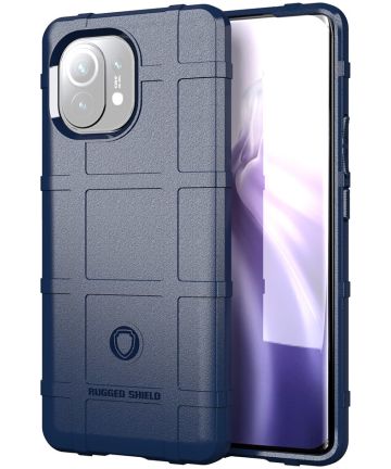 Hoesje voor Xiaomi Mi 11 Pro - Beschermende hoes - Back Cover - TPU Case - Blauw afbeelding