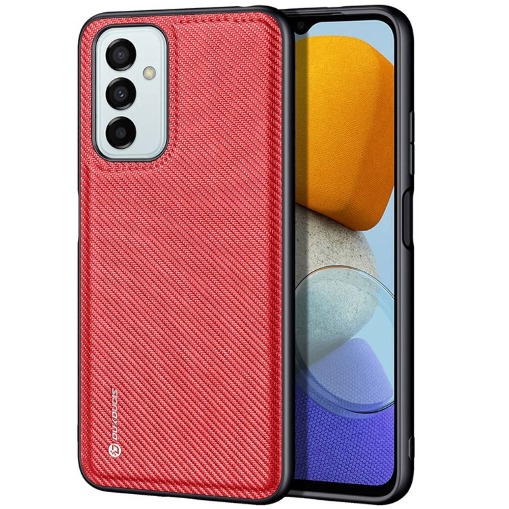 Dux Ducis - Telefoonhoesje geschikt voor Samsung Galaxy M23 - Fino Series - Back Cover -  Rood afbeelding