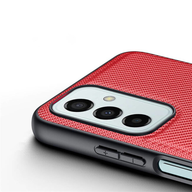Dux Ducis - Telefoonhoesje geschikt voor Samsung Galaxy M23 - Fino Series - Back Cover - Rood