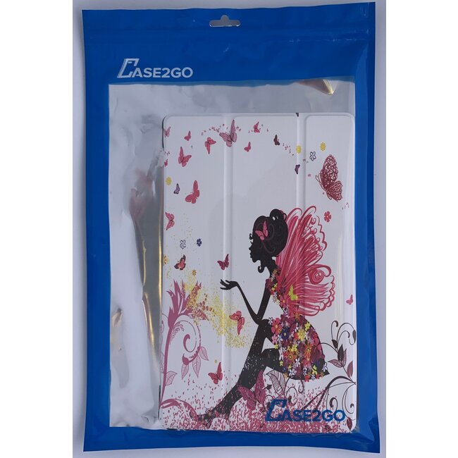 Tablet Hoes geschikt voor Lenovo Tab M10 HD tri-fold Hoes - 2e Generatie (TB-X306) - 10.1 Inch - Auto Sleep/Wake Functie - Flower Fee