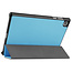 Tablet Hoes geschikt voor Lenovo Tab M10 HD tri-fold Hoes - 2e Generatie (TB-X306) - 10.1 Inch - Auto Sleep/Wake Functie - Licht Blauw