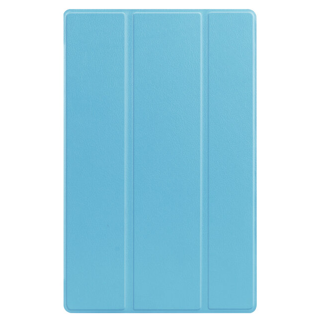 Tablet Hoes geschikt voor Lenovo Tab M10 HD tri-fold Hoes - 2e Generatie (TB-X306) - 10.1 Inch - Auto Sleep/Wake Functie - Licht Blauw