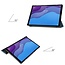 Tablet Hoes geschikt voor Lenovo Tab M10 HD tri-fold Hoes - 2e Generatie (TB-X306) - 10.1 Inch - Auto Sleep/Wake Functie - Donker Groen