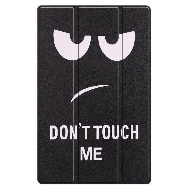 Tablet Hoes geschikt voor Lenovo Tab M10 HD tri-fold Hoes - 2e Generatie (TB-X306) - 10.1 Inch - Auto Sleep/Wake Functie - Don't Touch Me